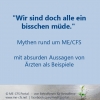 Mythen rund um ME&CFS