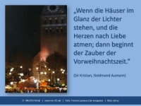 Die Zeit rennt und schon zünden wir die 2. Kerze an unserem Adventskranz an.
