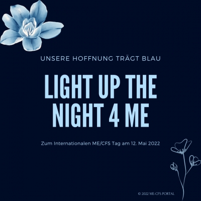 Pressemitteilung zur Light Up The Night 4 ME am 12. Mai 2022