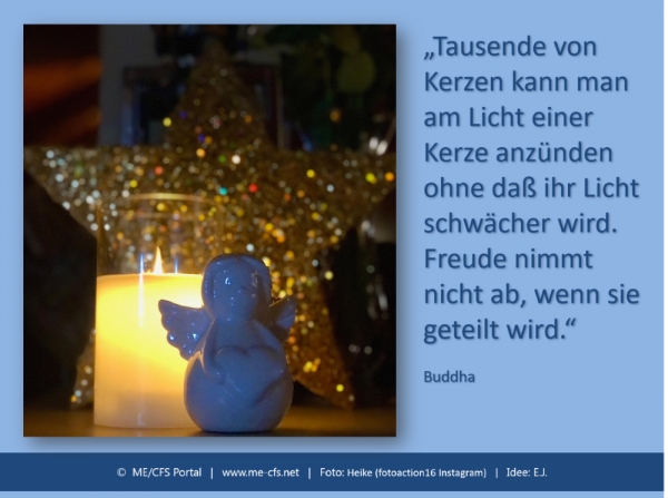 Es ist wieder soweit - der 1. Advent ist da und die erste Kerze wird angezündet